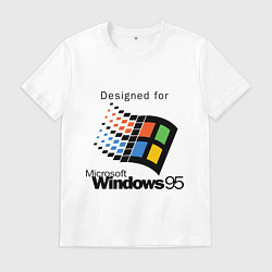 Мужская футболка Предназначен для windows 95