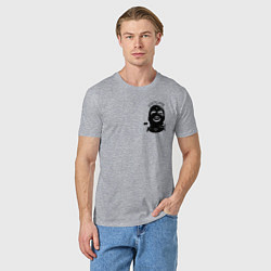 Футболка хлопковая мужская Wasteland girl, цвет: меланж — фото 2