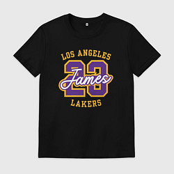 Мужская футболка Lebron James Lakers