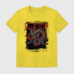 Мужская футболка Японский дракон в стиле ирезуми