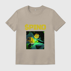 Мужская футболка Pino криптовалюта самурай