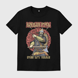 Мужская футболка Боевая Русь - богатырь