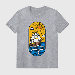 Мужская футболка Sunny ship