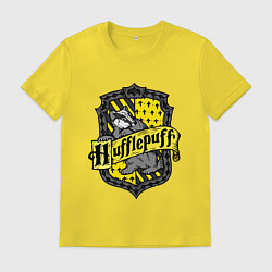 Мужская футболка Hufflepuff emblem