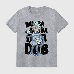 Мужская футболка Рик и Бендер