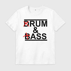 Мужская футболка Drum and bass color