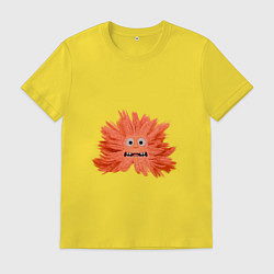 Мужская футболка Рыжий пушистый монстрик