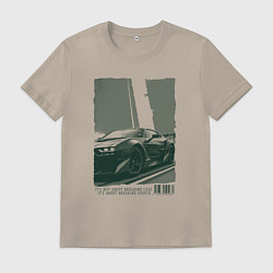 Мужская футболка Постер спорткара