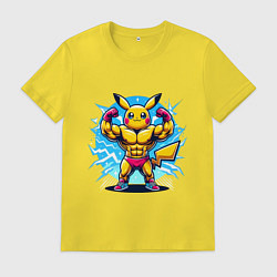 Мужская футболка Big Pikachu