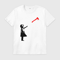 Мужская футболка Девочка и топор