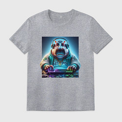 Мужская футболка Hippo - esports player