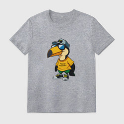 Мужская футболка Тукан в кроссовках