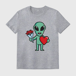 Мужская футболка Влюблённый инопланетянин