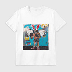 Мужская футболка Граффити с зайцем боксером