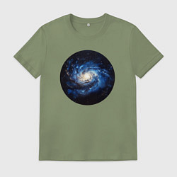 Мужская футболка Спиральная галактика