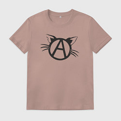 Мужская футболка Cat anarchy
