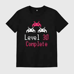 Мужская футболка Уровень 30 пройден