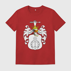 Футболка хлопковая мужская Тоцкие, цвет: красный