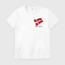 Мужская футболка Я Датчанин - патриотизм