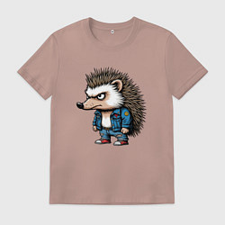Мужская футболка Ёжик панк
