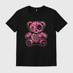 Мужская футболка Pink bear