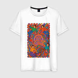 Мужская футболка Astro психоделический рисунок