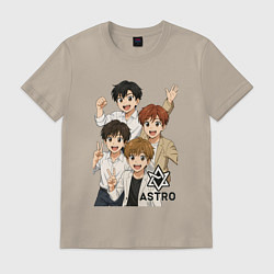Мужская футболка Astro аниме стиль
