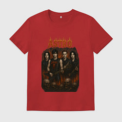 Мужская футболка Astro в стиле хэви метал