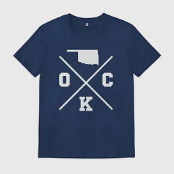 Мужская футболка OKC map