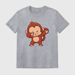 Мужская футболка Dabbing monkey