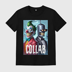 Мужская футболка Joker and Bender - collab