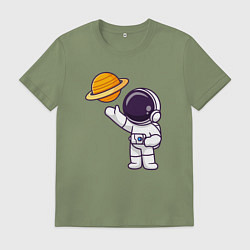 Мужская футболка Привет Сатурну