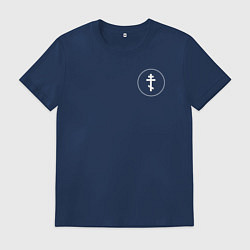 Мужская футболка Если ангел твой за твоим плечом черно белый арт