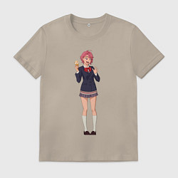 Мужская футболка Дандадан Сиратори Айра с мороженым