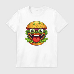 Мужская футболка Весёлый гамбургер