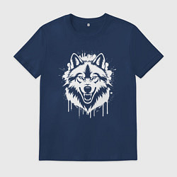 Мужская футболка Волк в ярости