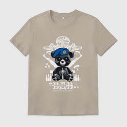 Мужская футболка Медведь десантник ВДВ