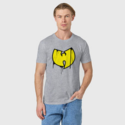 Футболка хлопковая мужская Wu-Tang style, цвет: меланж — фото 2