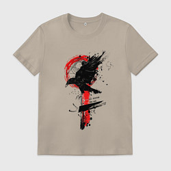 Мужская футболка Ворон