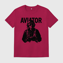 Мужская футболка Авиатор в шлеме