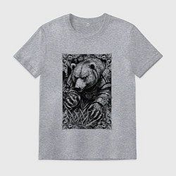 Мужская футболка Атакующий мишка