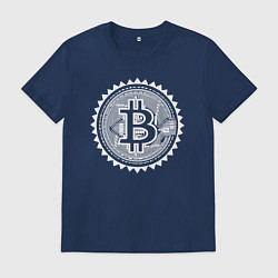 Мужская футболка Биткоин цифровой