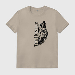 Мужская футболка Волк охотник