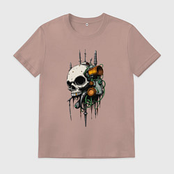 Мужская футболка Биокибернетический череп