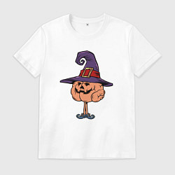 Мужская футболка Ведьма тыква