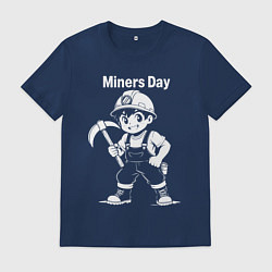 Мужская футболка День шахтера аниме