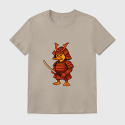 Мужская футболка Утёнок-самурай