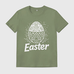 Мужская футболка Пасхальное крашеное яйцо