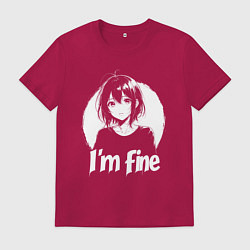 Мужская футболка Я в порядке анимешница