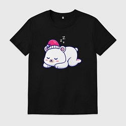 Мужская футболка Спящий мишка